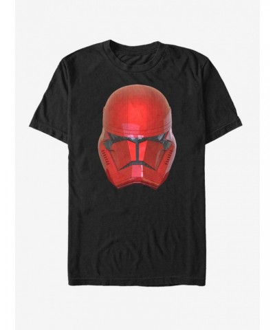 Star Wars Episode IX Rise of Skywalker Red Trooper Red Helm T-Shirt $7.61 T-Shirts