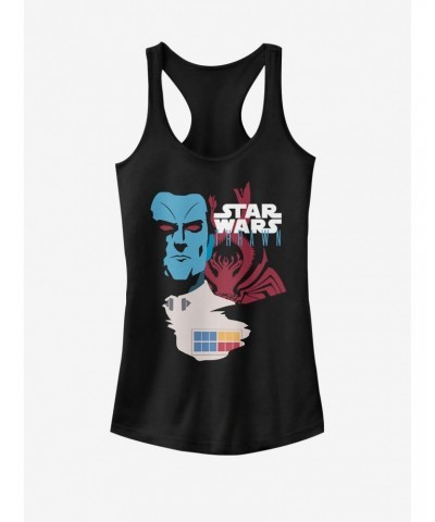 Star Wars Grand Admiral Thrawn Girls Tank Top $7.97 Tops