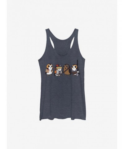 Star Wars: The Last Jedi Porgs As Characters Girls Tank $9.36 Tanks