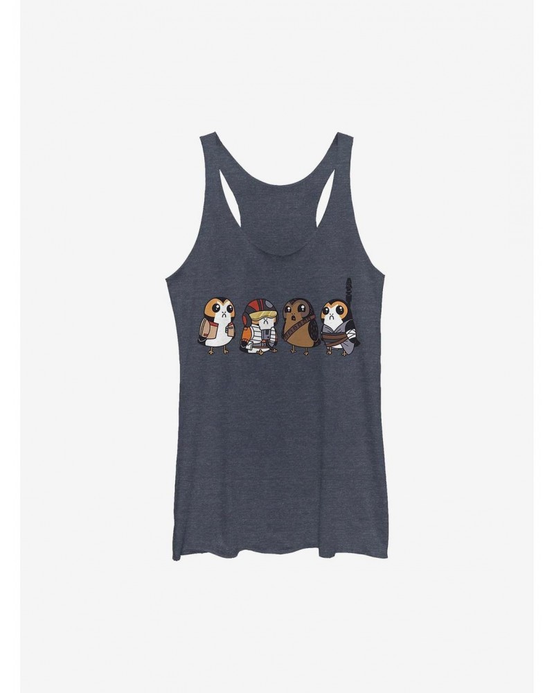 Star Wars: The Last Jedi Porgs As Characters Girls Tank $9.36 Tanks