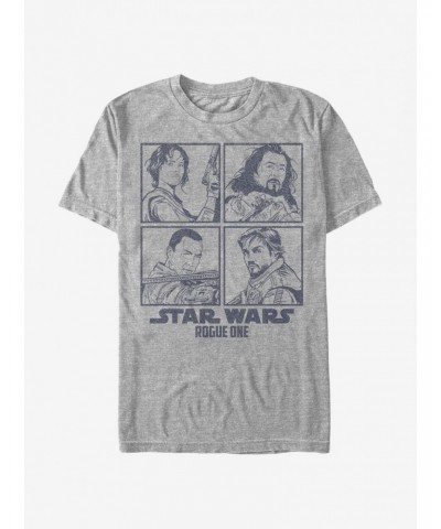 Star Wars Rebel Hero Square T-Shirt $7.14 T-Shirts