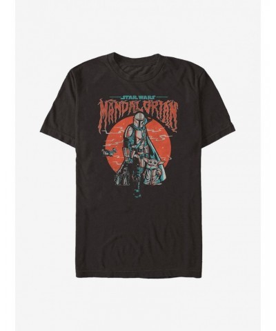 Star Wars The Mandalorian Mandalorian Fog T-Shirt $7.45 T-Shirts