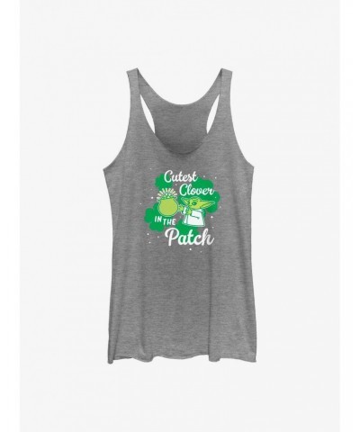 Star Wars The Mandalorian The Child Clover Snack Girls Tank Top $8.08 Tops