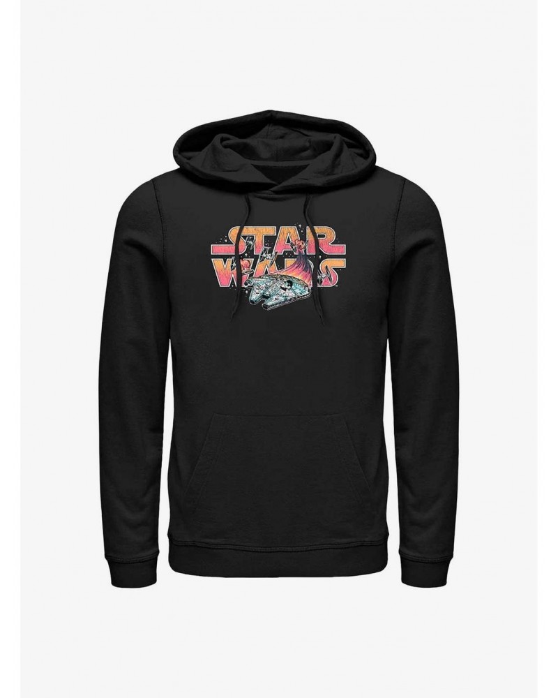 Star Wars Falcon Chase Logo Hoodie $11.14 Hoodies