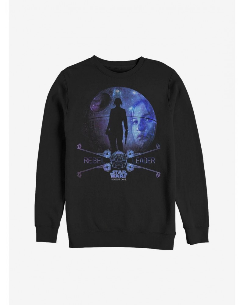 Star Wars Jyn Death Star Galaxy Sweatshirt $11.51 Sweatshirts