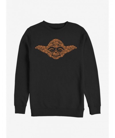 Star Wars Yoda Pumpkins Crew Sweatshirt $11.51 Sweatshirts