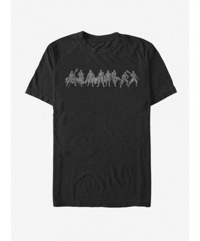 Star Wars: The Rise of Skywalker New Order Line-Up T-Shirt $5.12 T-Shirts