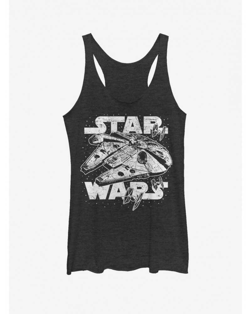 Star Wars Millennium Falcon and TIE Fighters Girls Tank $9.53 Tanks