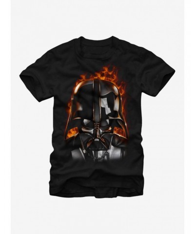 Star Wars Darth Vader With Flames T-Shirt $6.99 T-Shirts