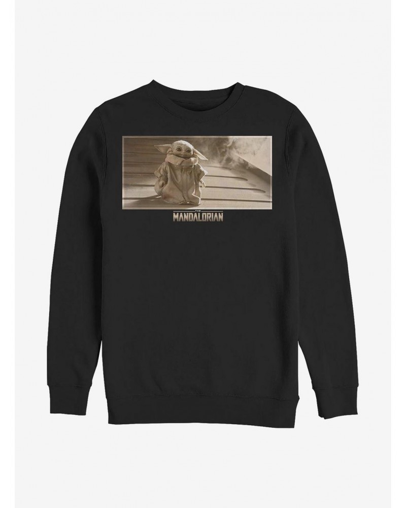 Star Wars The Mandalorian The Child Still Crew Sweatshirt $12.40 Sweatshirts