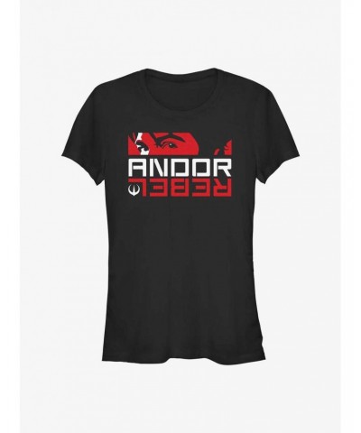 Star Wars: Andor Rebel Girls T-Shirt $8.09 T-Shirts