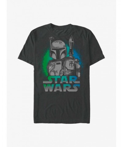 Star Wars Boba Fett Spray Paint T-Shirt $7.77 T-Shirts