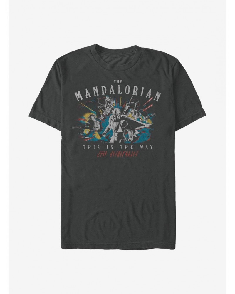 Star Wars The Mandalorian Old Timer T-Shirt $5.28 T-Shirts