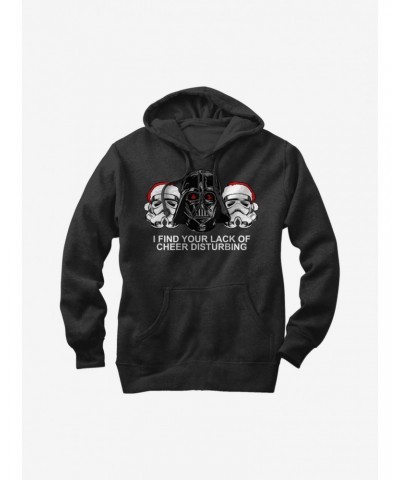 Star Wars Christmas Empire Lack of Cheer Hoodie $17.24 Hoodies