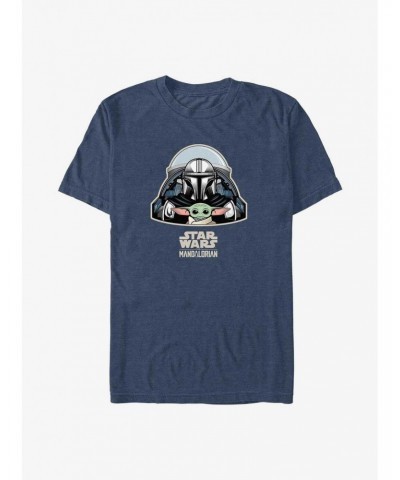 Star Wars The Mandalorian Mando & Grogu Cockpit Big & Tall T-Shirt $9.81 T-Shirts