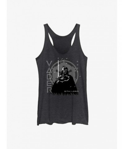 Star Wars Obi-Wan Lord Vader Girls Raw Edge Tank $8.91 Tanks