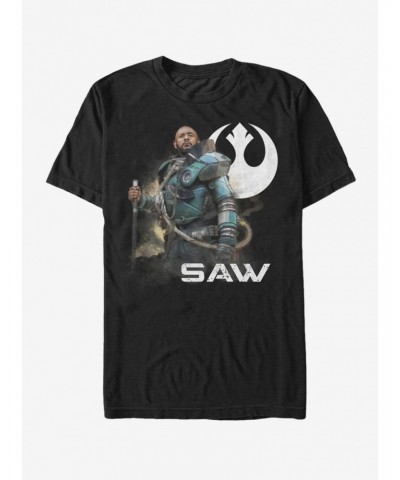 Star Wars Saw Gerrera Pose T-Shirt $6.06 T-Shirts