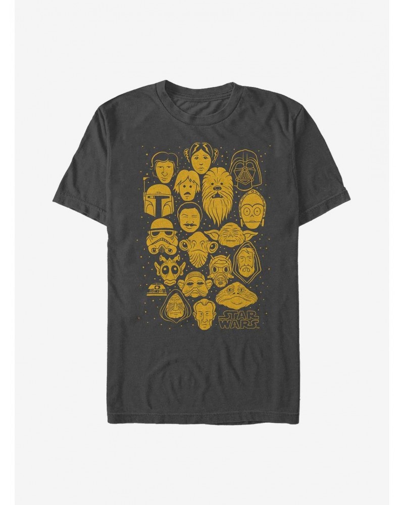 Star Wars Lineup T-Shirt $6.52 T-Shirts