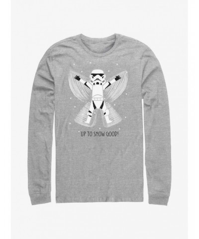 Star Wars Storm Trooper Snow Angel Long-Sleeve T-Shirt $8.95 T-Shirts