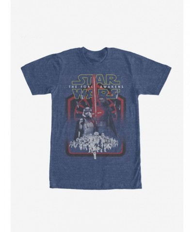 Star Wars Episode VII The Force Awakens Kylo Ren and Stormtroopers T-Shirt $6.99 T-Shirts