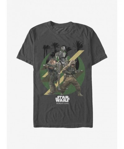 Star Wars Scarif Warriors Pao Bistan K-2SO T-Shirt $4.97 T-Shirts