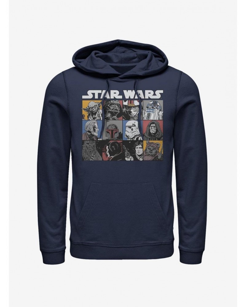 Star Wars Comic Strip Rectangle Hoodie $12.21 Hoodies