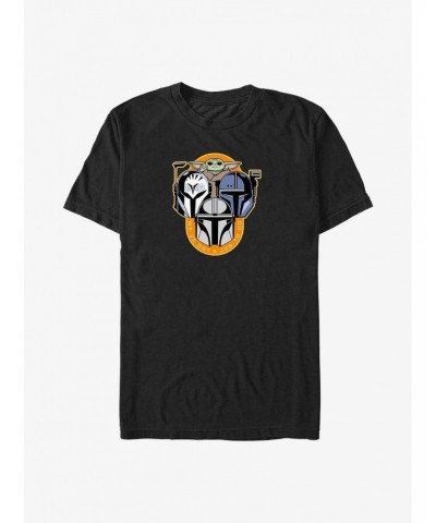 Star Wars The Mandalorian Hunter's Helmet Big & Tall T-Shirt $10.05 T-Shirts