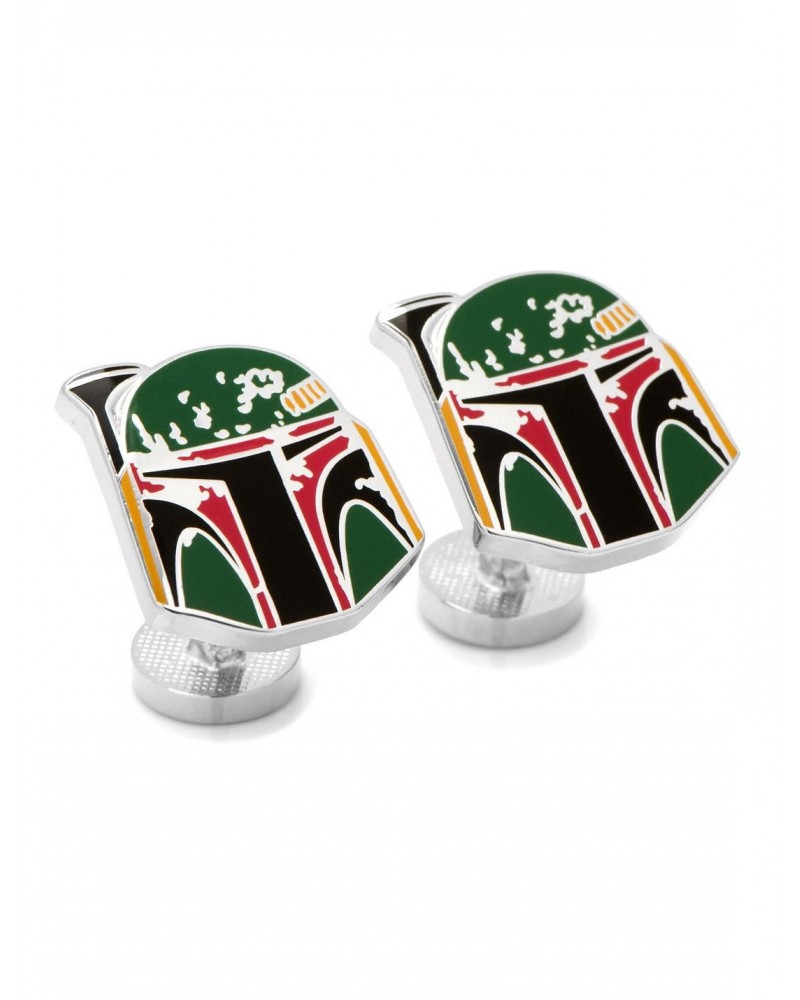 Star Wars Boba Fett Distressed Helmet Cufflinks $36.14 Cufflinks