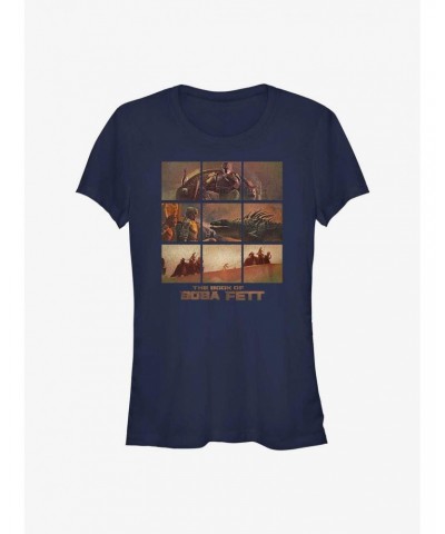 Star Wars The Book Of Boba Fett Desert Palace Nvy Jr T $8.09 T-Shirts