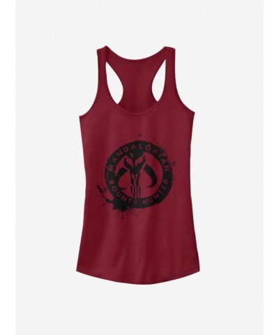 Star Wars The Mandalorian Painted Skull Girls Tank $9.36 Tanks