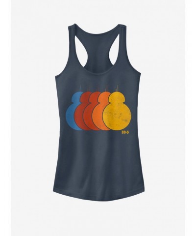 Star Wars BB-8 Retro Rainbow Girls Tank $8.17 Tanks