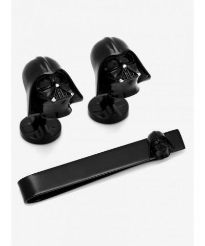 Star Wars 3D Darth Vader Cufflinks and Tie Bar Set $91.03 Bar Set