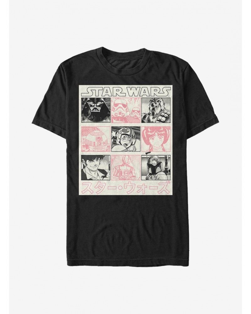 Star Wars Manga Strip T-Shirt $4.81 T-Shirts