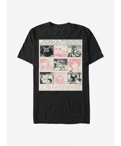 Star Wars Manga Strip T-Shirt $4.81 T-Shirts