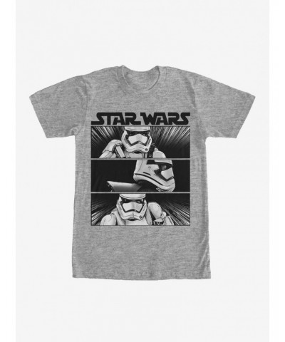 Star Wars First Order Stormtrooper Panels T-Shirt $4.81 T-Shirts