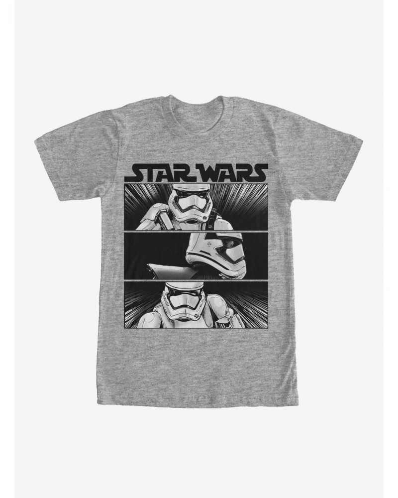 Star Wars First Order Stormtrooper Panels T-Shirt $4.81 T-Shirts