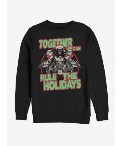 Star Wars Rule The Holidays Sweatshirt $13.87 Sweatshirts