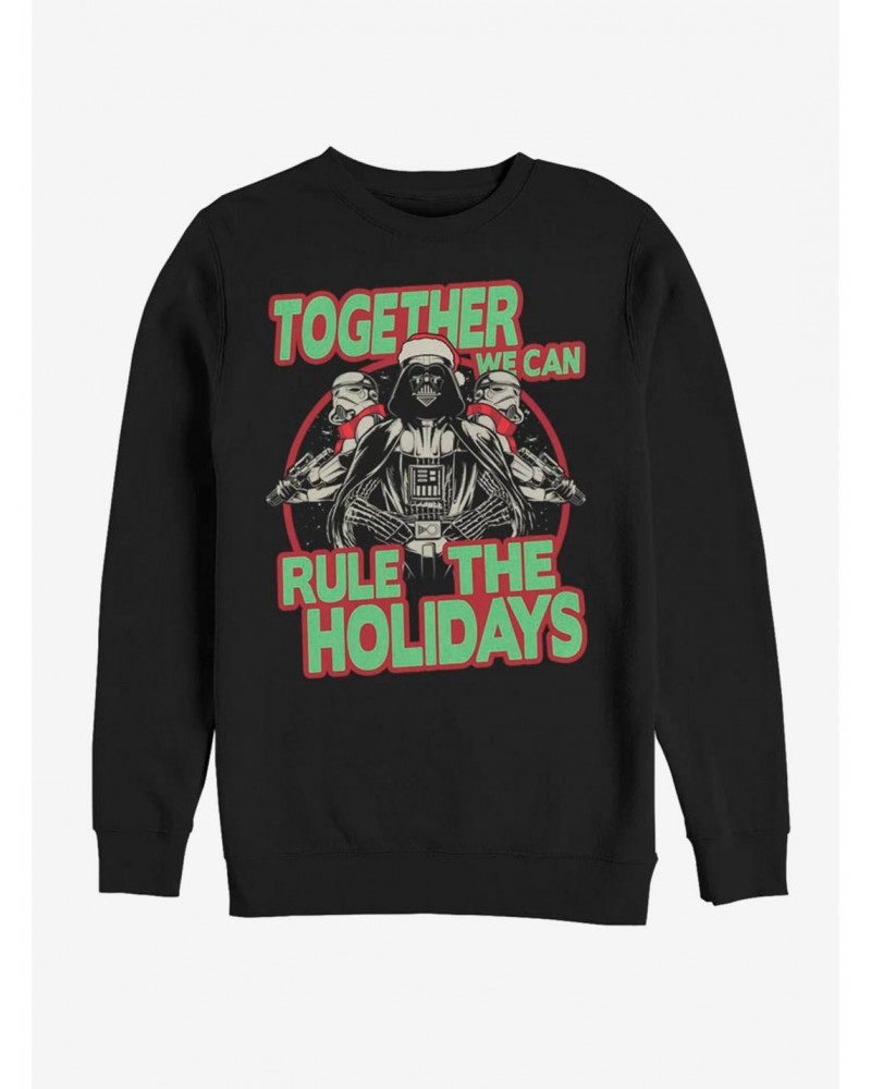 Star Wars Rule The Holidays Sweatshirt $13.87 Sweatshirts