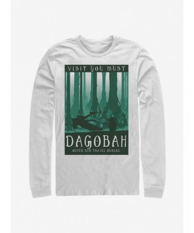 Star Wars Visit Dagobah Poster Long-Sleeve T-Shirt $9.21 T-Shirts