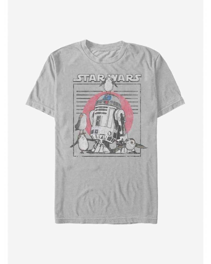 Star Wars: The Last Jedi New Friends T-Shirt $6.99 T-Shirts