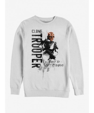 Star Wars The Clone Wars Trooper Running Crew Sweatshirt $10.63 Sweatshirts