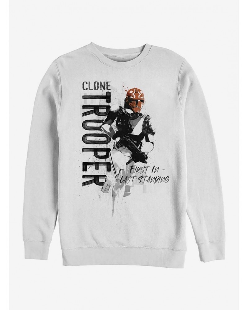 Star Wars The Clone Wars Trooper Running Crew Sweatshirt $10.63 Sweatshirts