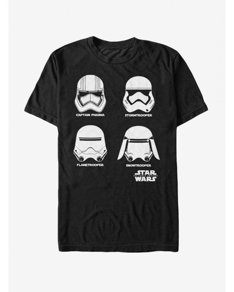 Star Wars Episode VII Stormtrooper Helmets T-Shirt $6.68 T-Shirts