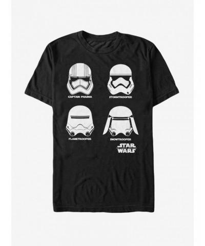 Star Wars Episode VII Stormtrooper Helmets T-Shirt $6.68 T-Shirts