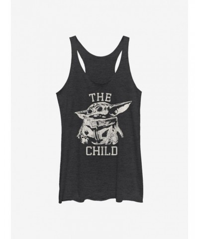 Star Wars The Mandalorian The Child Varsity Girls Tank $8.50 Tanks