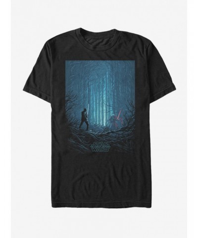 Star Wars Snow Forest Battle T-Shirt $5.12 T-Shirts