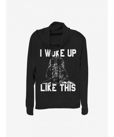 Star Wars Woke Up Cowlneck Long-Sleeve Girls Top $17.24 Tops