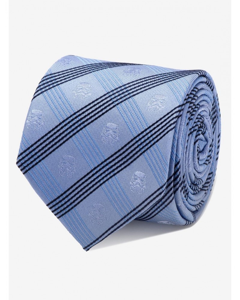 Star Wars Stormtrooper Blue Plaid Tie $23.00 Ties