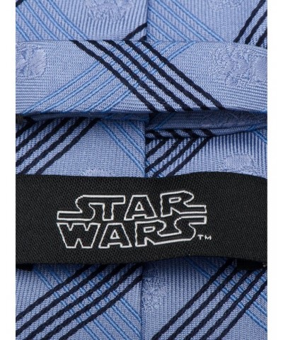 Star Wars Stormtrooper Blue Plaid Tie $23.00 Ties