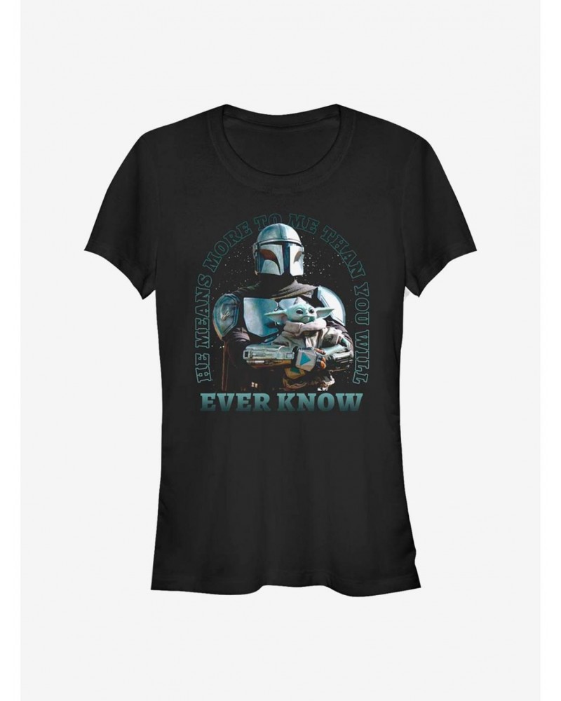 Star Wars The Mandalorian Meaningful The Child Girls T-Shirt $7.77 T-Shirts